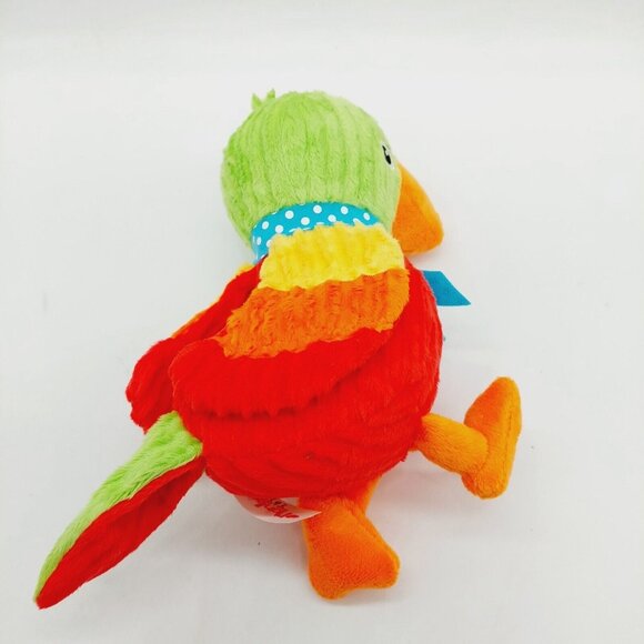 Monkeez & Friends Parrot Bird Plush Stuffed Animal Multi-colored  7" - Picture 5 of 7